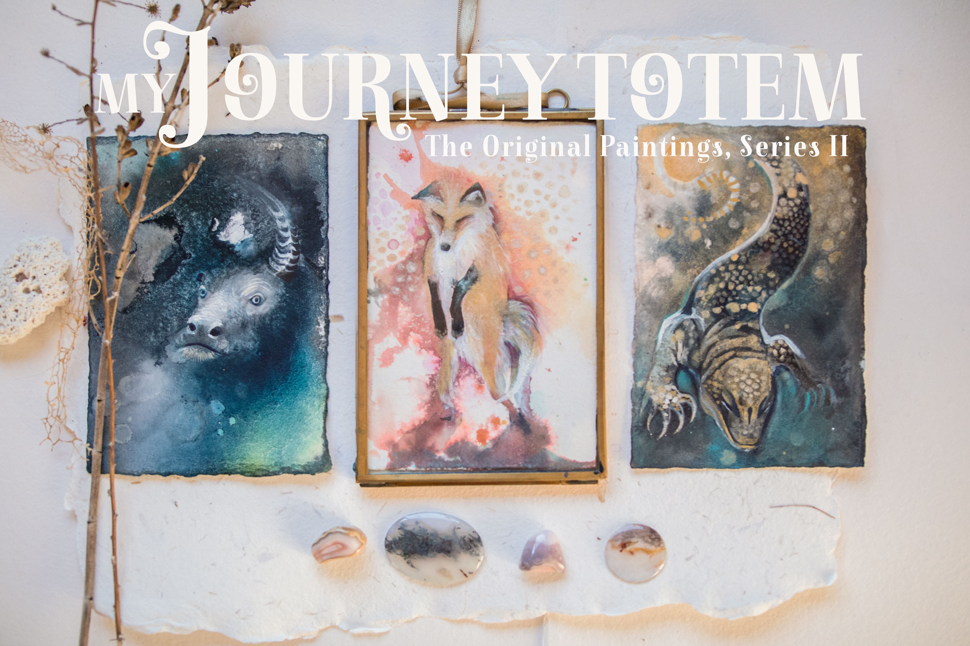 My Journey Totem Original Paintings Series II